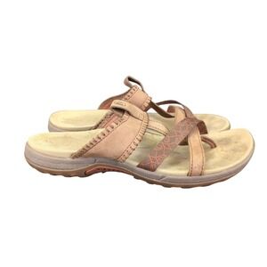Merrell Dark Earth Leather Sandals Womens Size 8 Casual Gorpcore‎